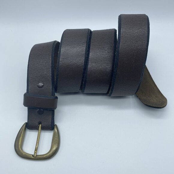 Brown Genuine Leather Belt 39970 Men's Size 40 Made in USA - Picture 1 of 13